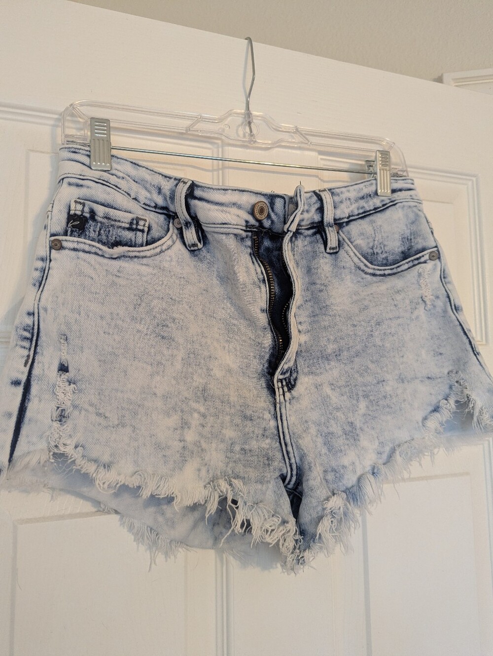 KanCan Light Wash Denim Shorts